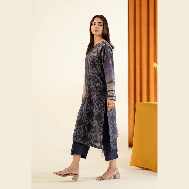 PK3-03 - CHARIZMA PRINTKARI COLLECTION - Fully Stitched - 3 Piece Printed Lawn Suit with Printed Chiffon Dupatta and Dyed Cotton Shalwar 3