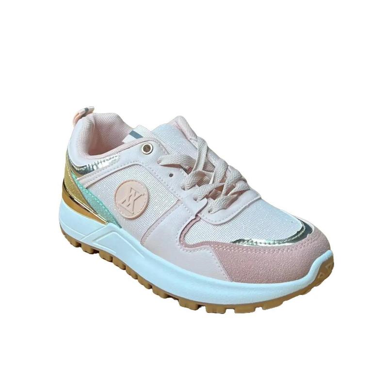 LADIES WOMENS LACE UP TRAINERS COMFY WALK SNEAKERS GYM FLATS JOGGING PUMPS SHOES 4