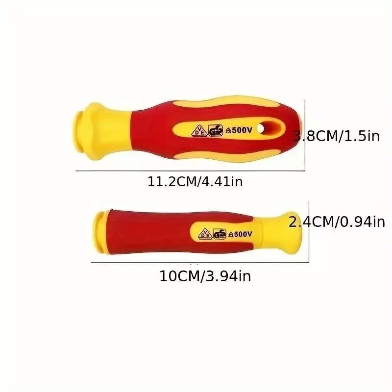 10 Piece VDE Insulated Electrician Interchangeable head Screwdriver Set & Pouch 2