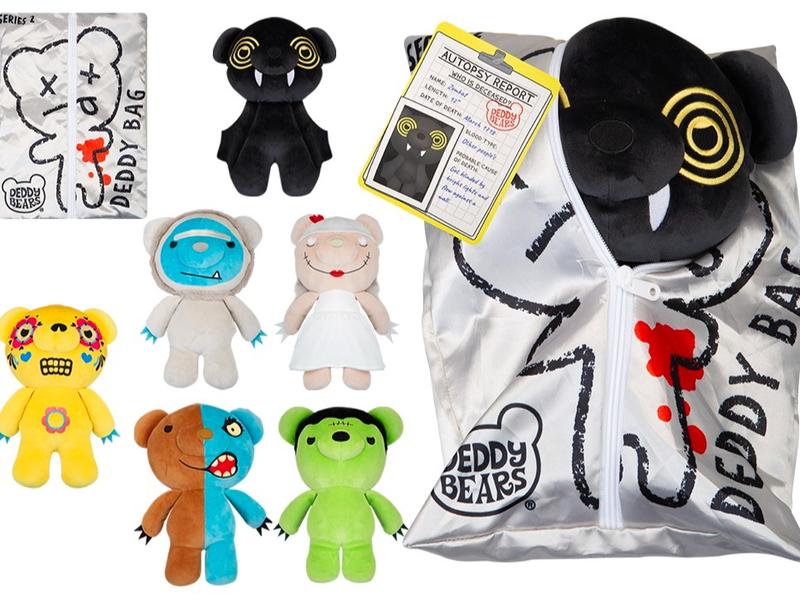 Deddy Bears Plush SERIES 1, 2, 3  and EASTER Bears They’re DEAD Cute Horror Plush Keychains 5" Coffin 12" Bags Bears 30cm Coffin Bears and Jumbo 40cm Bears 4