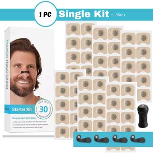 Nose Magnet Breath Strips -Magnetic Nasal Dilators for Nasal Breathing  Sleep & Sport Nasal Breathing Dilator Kit (30 PCSFor 30 Days) Effortless Breathing, Works Instantly to Improve Sleep Reduce Snoring & Relieve Nasal Congestion Comfort Skincare