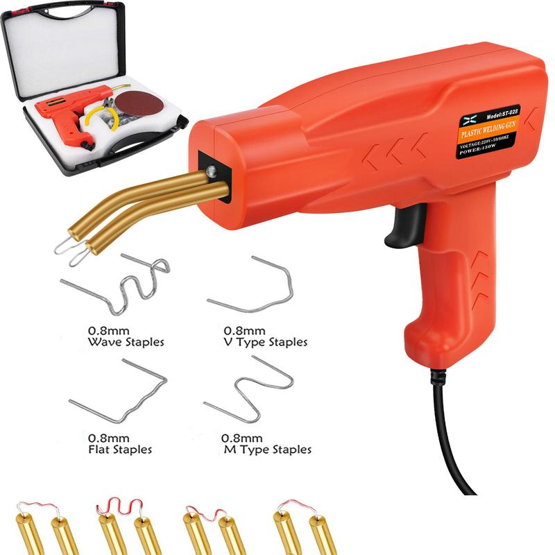 Product Introduction of Hot Stapler Car Bumper Fender Welding Welder Gun Plastic Repair Kit with Staples 1