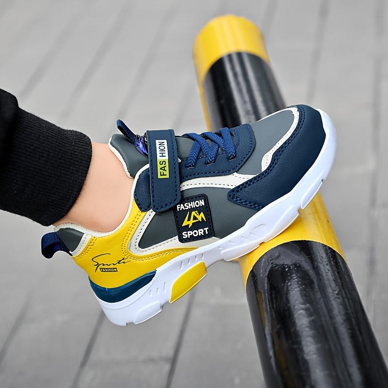 Product Introduction of Boys' Fashion All-Season Breathable Sneakers - Durable, Non-Slip Running Shoes for Youngsters with Easy Closure 5