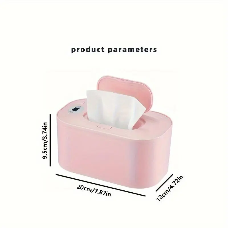 2025UKshop Hot-selling-Portable USB Wet Wipe Warmer | 40-60°C Adjustable Temperature & Display | Battery-Free, Travel-Friendly ! !