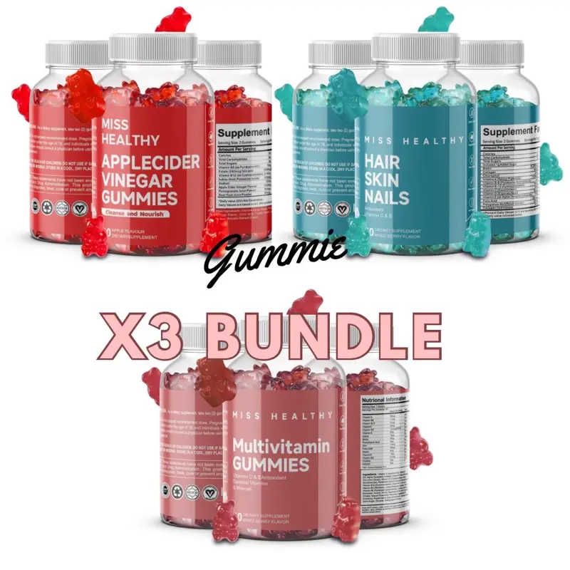 Miss Healthy Vitamin Gummie Bundle Box 3pack