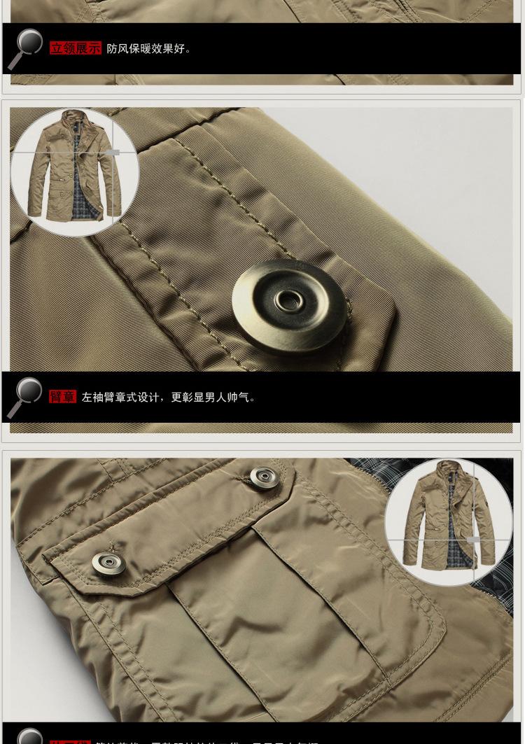 Product Introduction of 2023 Winter Men Jackets and Coats Leisure Windproof Thick Warm Jacket Men's Long Trench Coat Parka Clothing Drop Shipping 55