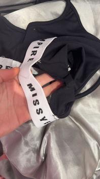 Product Review of Missy Empire Black Missy Empire Tape Cami Crop Lounge Bralet from D**🖤 0