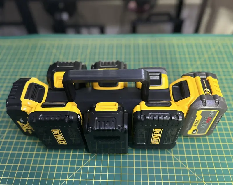 8x AnKa Battery Basket Carrier Caddy Holder for DeWALT - holds up to 8 batteries - Power Tool Accessories 1