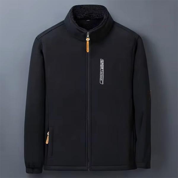 Men's Winter Fleece Jacket - Warm, Lightweight, Windproof Outdoor Zipper Coat Casual Menswear 1