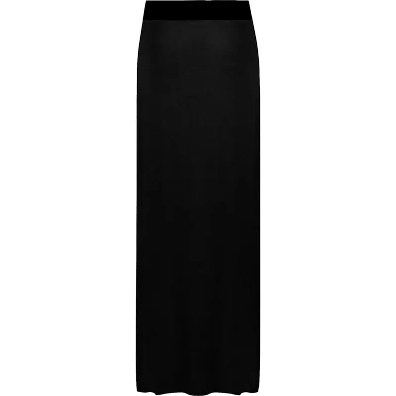 Ladies Long Maxi Skirt Womens Elasticated Stretch Full Length Plus