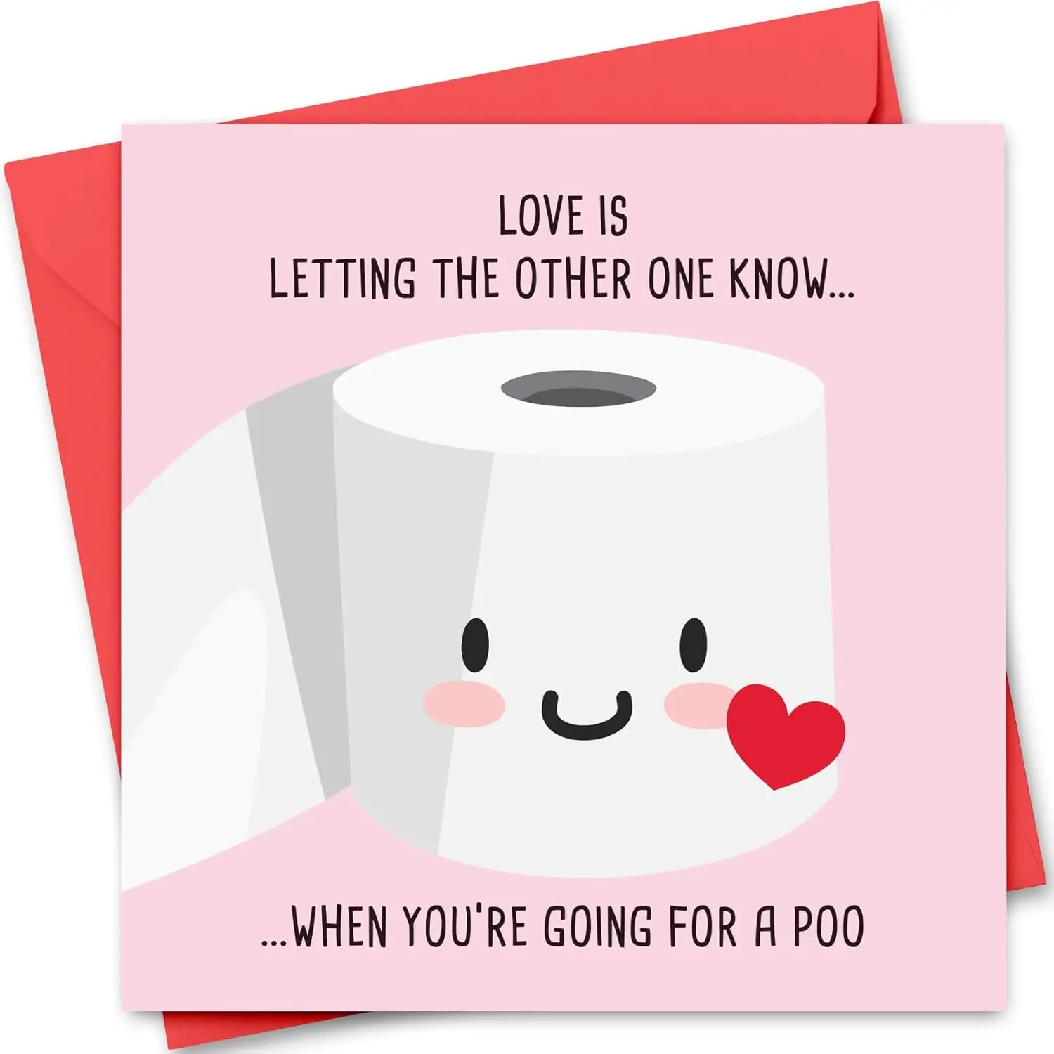Funny Valentine's Day Card for Him or Her - Valentine's Day Card for Girlfriend, Boyfriend, Husband or Wife