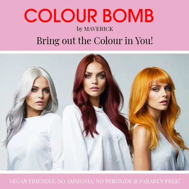 Colour Bomb by Maverick, Violet Power (***NOT DESIGNED FOR BLONDE HAIR USE WHITE PLATINUM) 250ml Colour Depositing & Creme Conditioning Hair Mask, Colour Conditioner Temporary Colour Refresh, Haircare Treatment, No Mix, Vegan Friendly, No Ammonia Peroxide 2