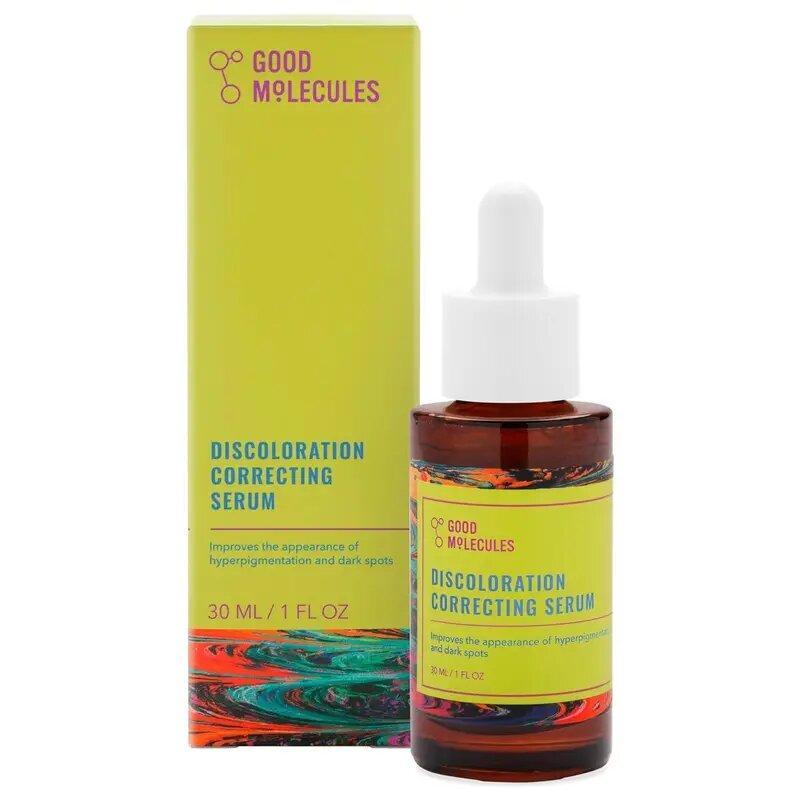Good Molecules Discoloration Correcting Serum - Tranexamic Acid and Niacinamide for Bright and Even Skin Tone - 30ml - Clear, Hydrating, Daily Radiant Skincare Brightening Nourishing 5