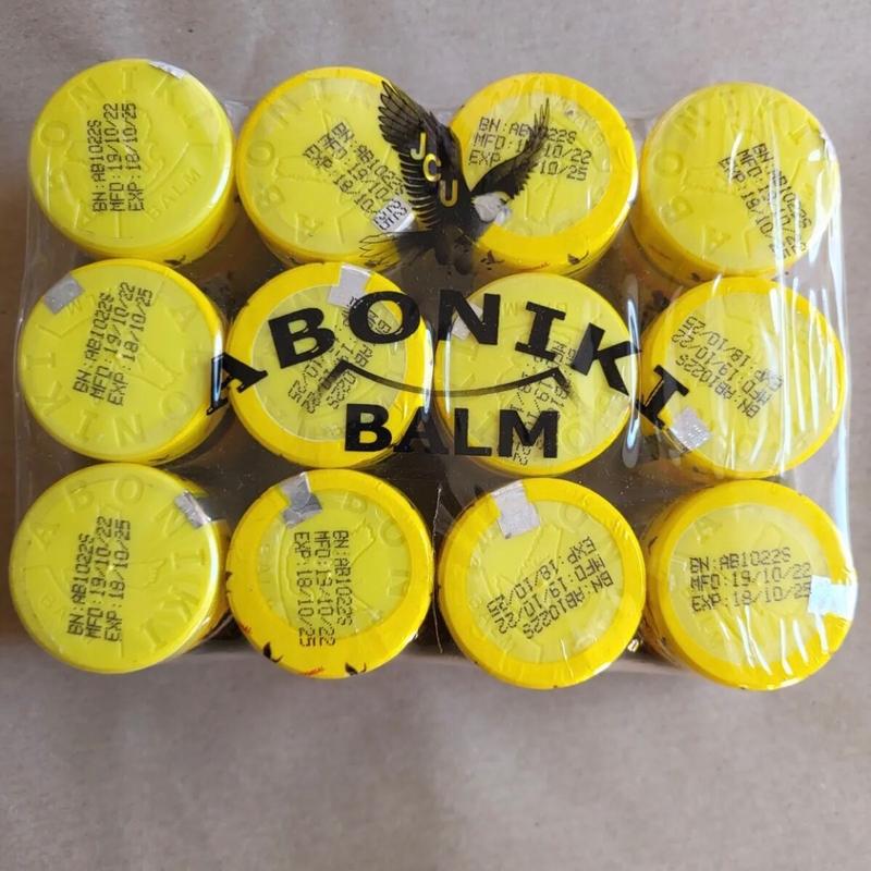Aboniki Balm for Muscle Relief and Pain x 3 Eucalyptus Comfort Body Care Oil Blend 4