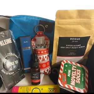 8pc mens Beauty box - filled with eye mask, face masks, moisturisers, night serum, wash bag, manicure kit, pawpaw ointment Gift Set Pack Skin Repair