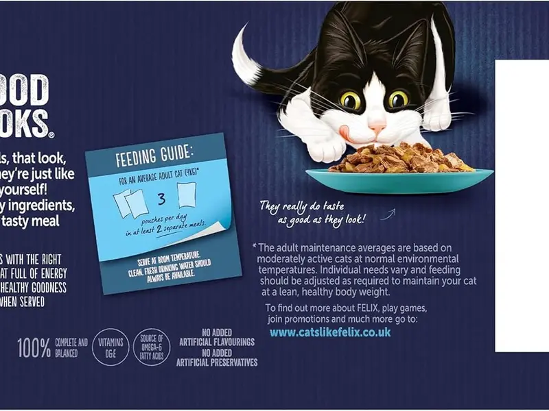 Felix As Good As It Looks Ocean Feasts Cat Food 40x100g 3