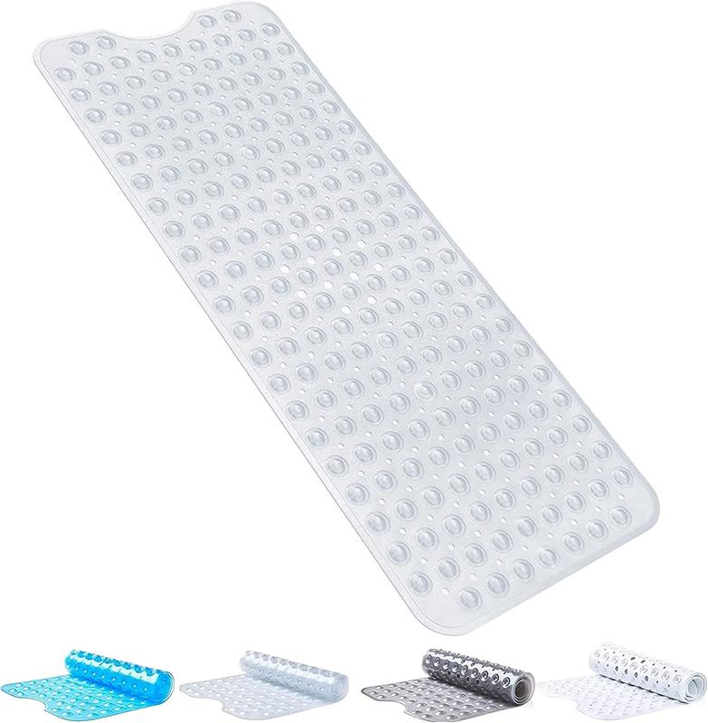Yourslocalshop Bath Shower Tub Mat Non Slip with 200 Suction Cups, Anti Mould, PVC Material, 40x100 cm Bathtub 0
