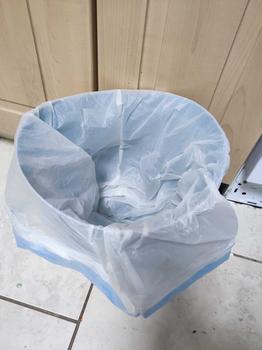 Product Review of Bitterplum 100pcs White Mid-Size Drawstring Strong Pedal Bin Liners from c**n 1