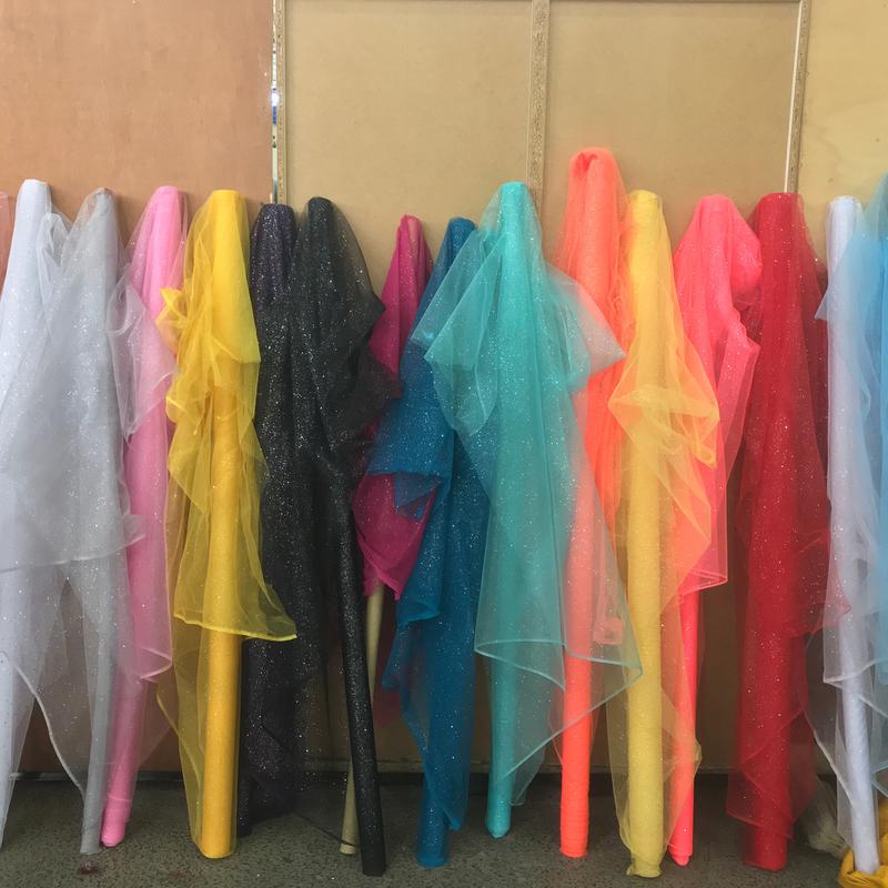 Stardust Glitter Tulle Fabric Soft Dress Net Sheer Costume Sparkle Party 1