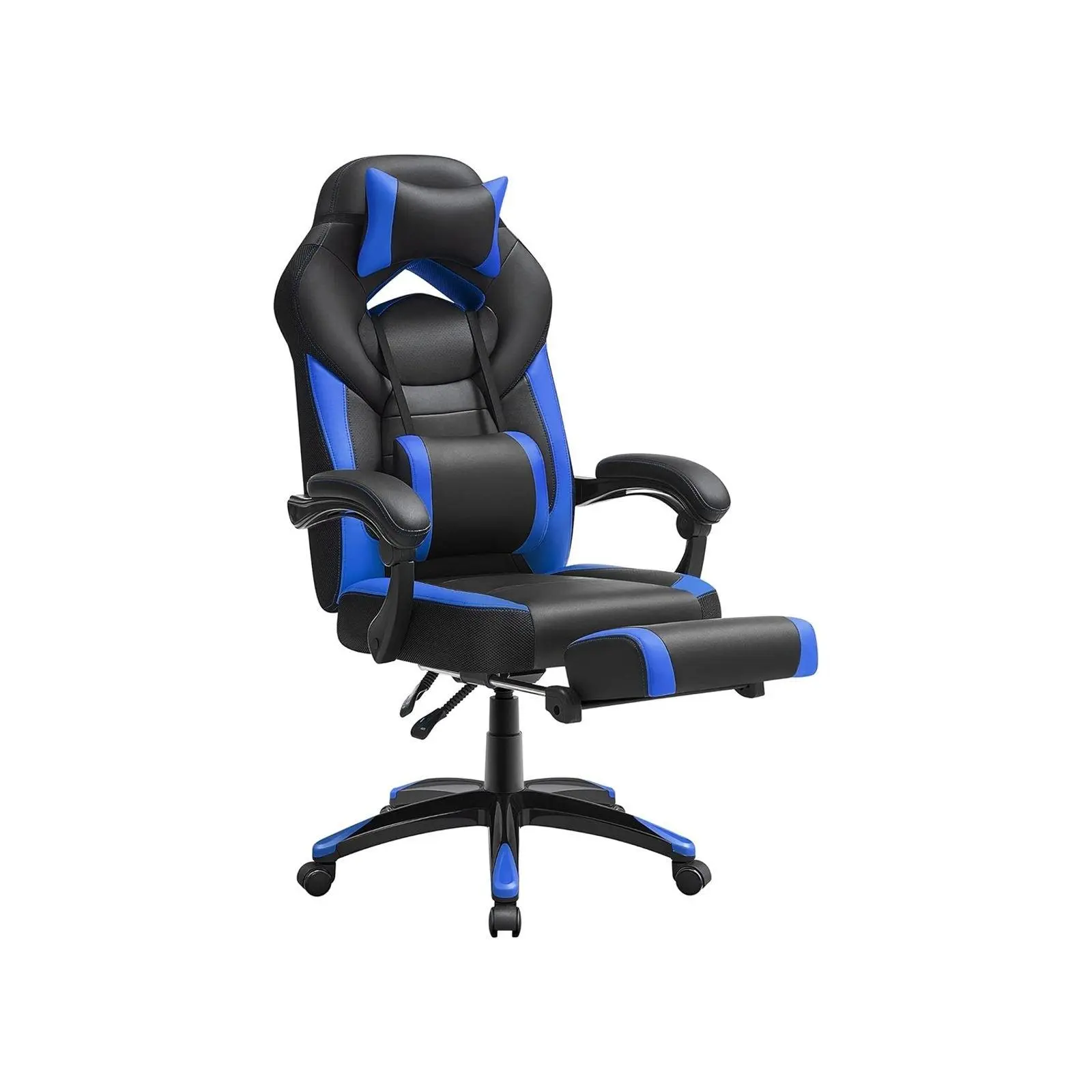 Blue and Black Gaming Chair
