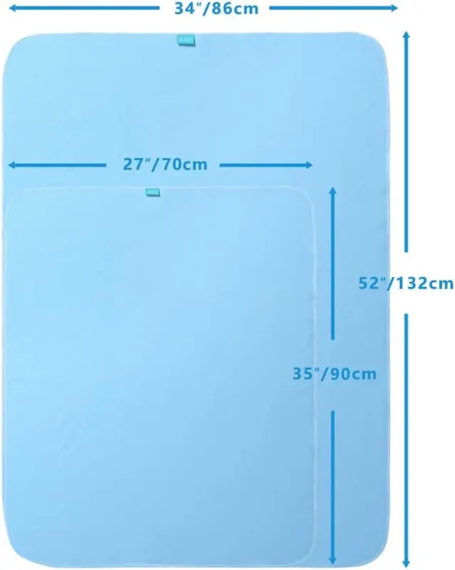 Washable Premium Incontinence Bed Pad for Adults or Children with Bed wetting Super Absorbent Bed 1