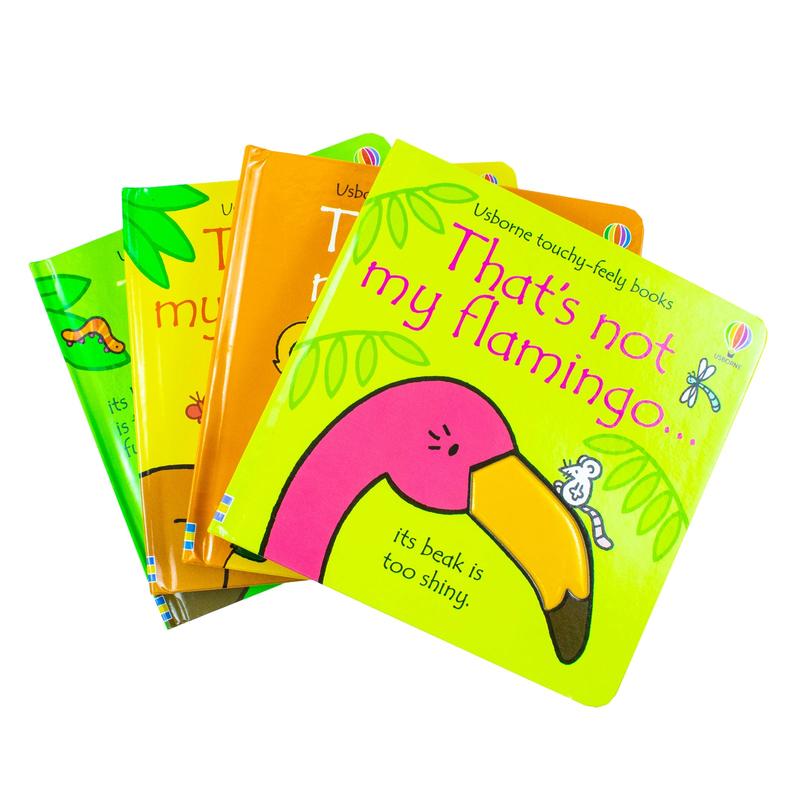 That's Not My 4 Books Collection Set by Fiona Watt & Rachel Wells (Flamingo, Sloth, Kangaroo & Tiger) 6