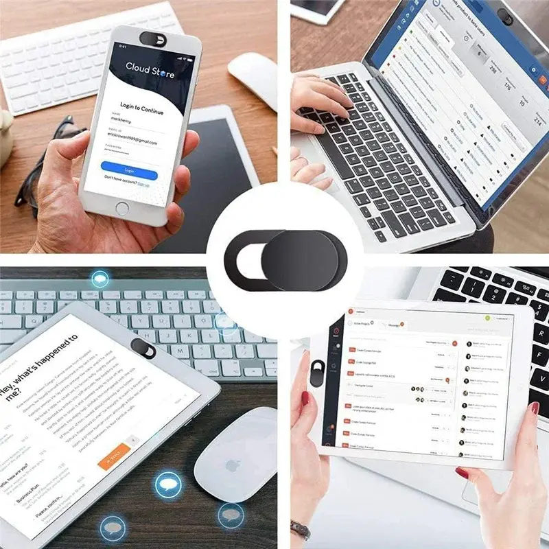 Webcam Cover Shutter – Slider Camera Cover for Tablets, Laptops, PCs & Mobile Devices 1