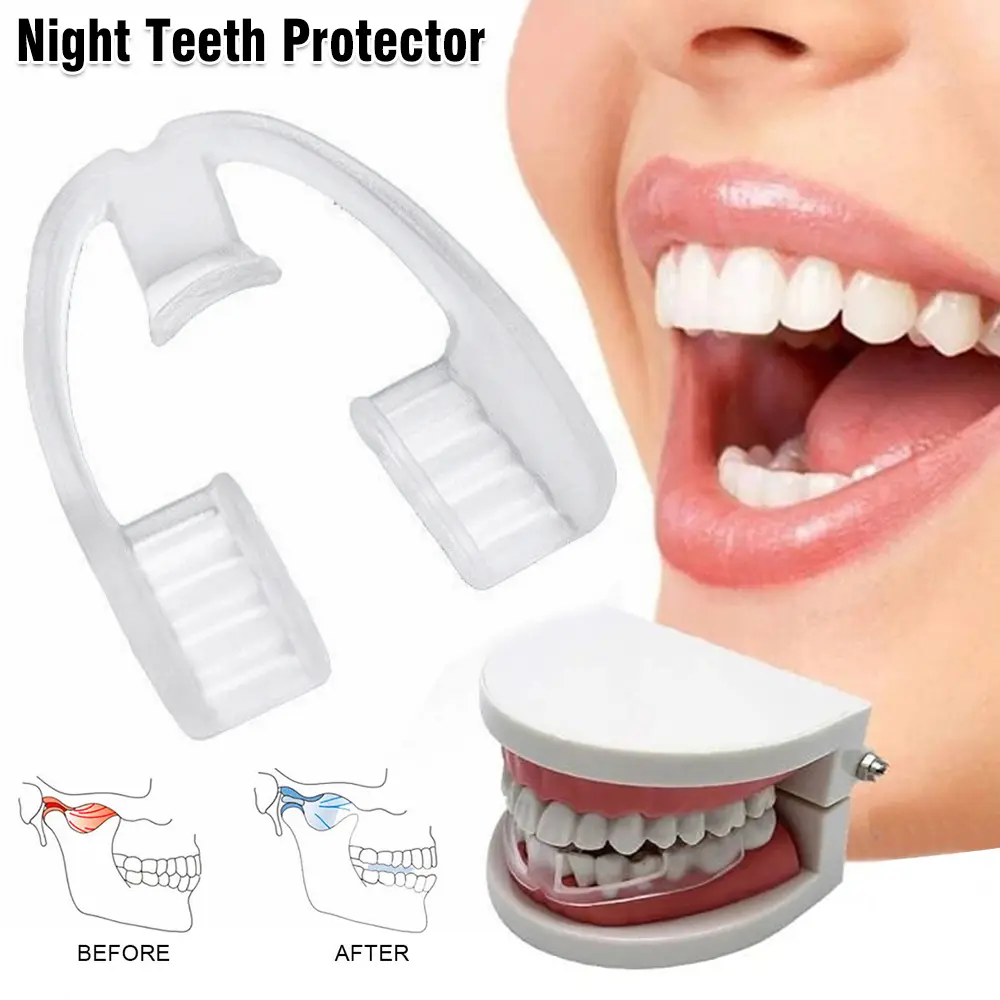 1x Sleeping Grinding Protector Teeth Night Guard Bruxism Dental Mouth Guard Useful