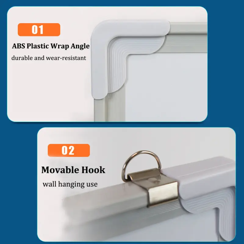 MAGNETIC WHITEBOARD SMALL LARGE WHITE BOARD DRY WIPE NOTICE OFFICE SCHOOL HOME 5