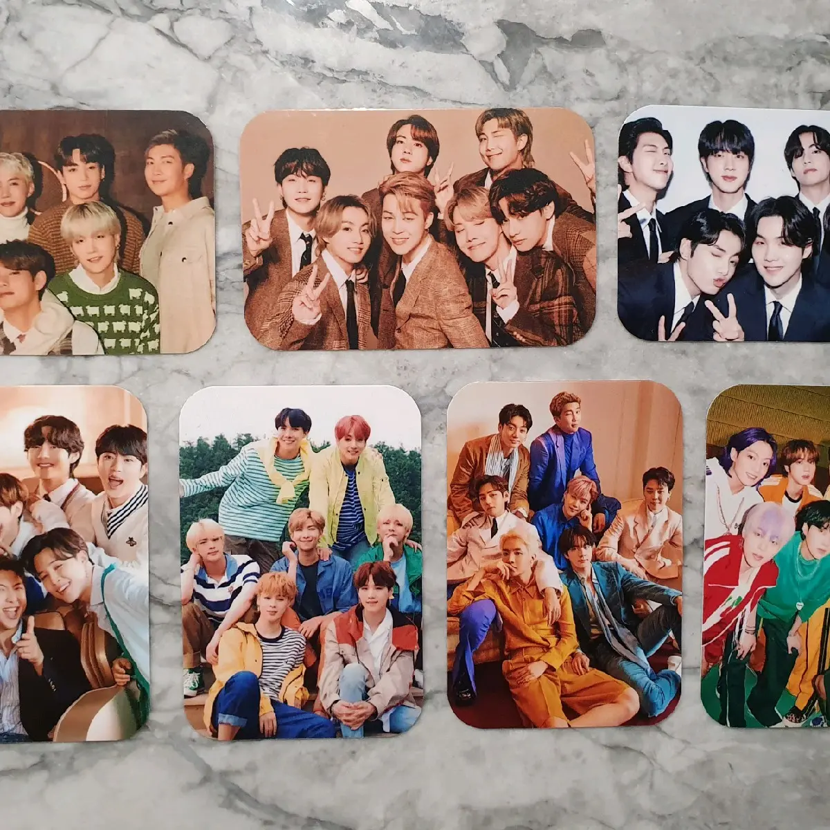 BTS Group photocards (7pcs)