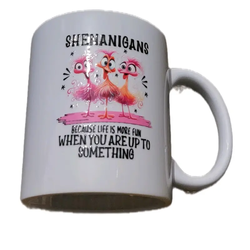 Funny Mug - Quirky Design for your Morning Routine - Drinkware, Cup Ceramic Washable Reusable Coffee 5