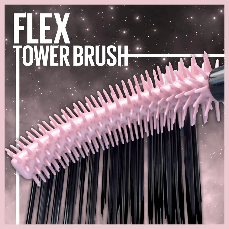Maybelline Lash Sensational Sky High Bundles Volumizing, Lengthening and Thickening Eyelash Mascara, Black & Burgundy 2