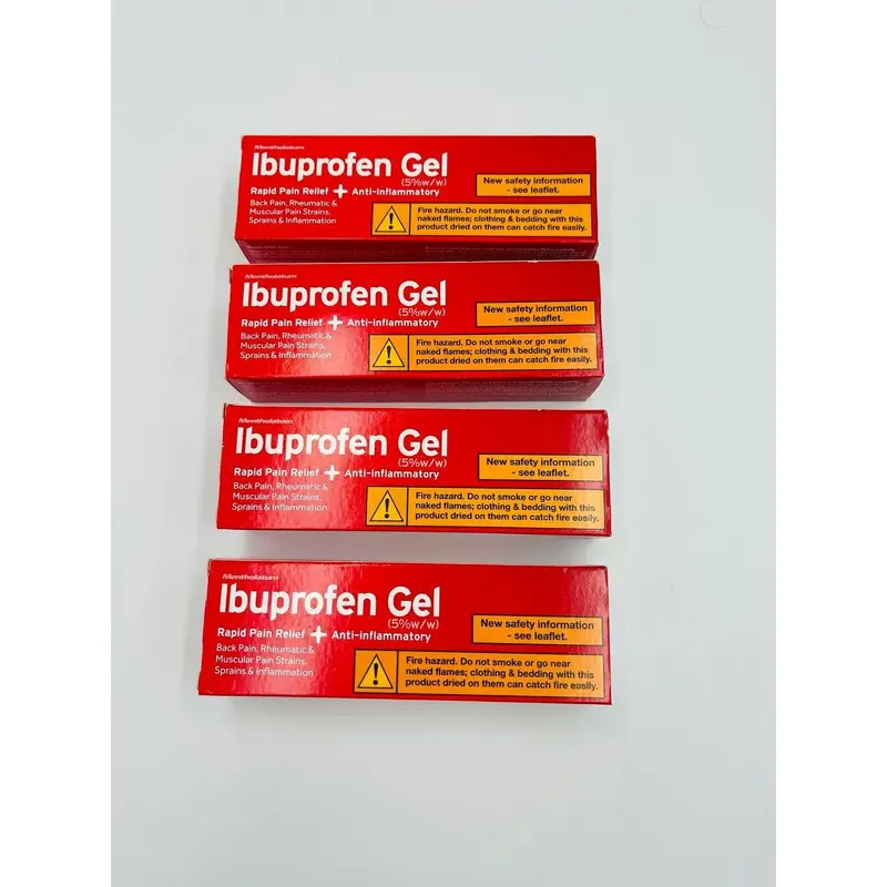 Ibuprofen Gel 50g (pack Of 4) 2