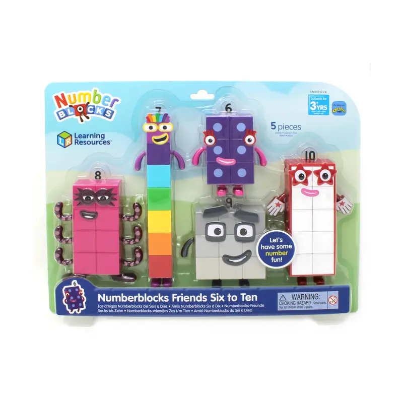 Learning Resources Numberblocks Friends Six to Ten, Play Figures, Official Collectible Figures for Kids Aged 3 and Up 0