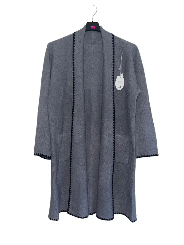 Ladies Italian Border Lace Knitted Cardigan Womenswear Knitwear Long Sleeve 8