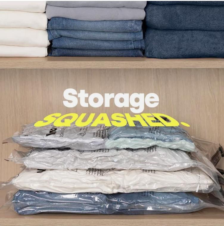 Product Introduction of 8Pcs Strong Vacuum Storage Bags, Space Saving Solution, Protective Storage 1