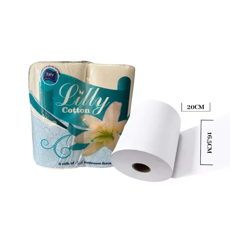 40 Toilet Tissue Rolls, Soft Touch Tissue 2 ply Cotton Fresh Tissue Fragrance Luxury Scented Bathroom Jumbo Toilet Rolls White Eco Friendly Rolls Pack Disposable Wipes Sheets absorbent toilet 0