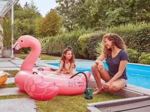 Product Introduction of Bosch Home and Garden Cordless Air Pump/Air Pump for Air Mattress EasyInflate 18V-500 (Without Battery; 18 Volt System; Inflate or Deflate Airbeds, Paddling Pools and Other Toys; in Carton Packaging) 2