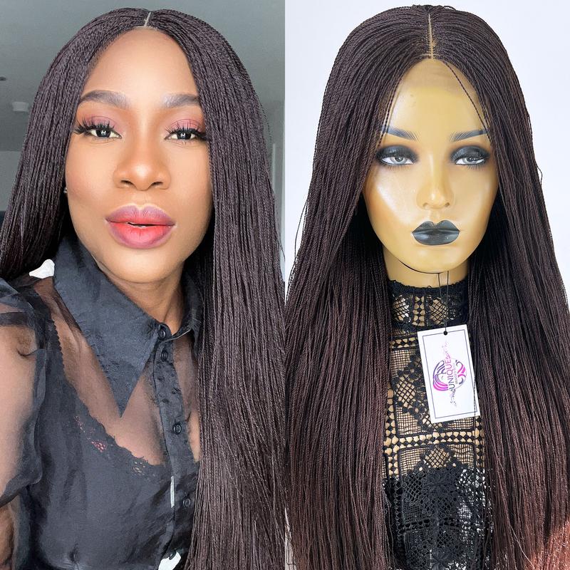 Micro Needle Senegalese Twists - Braided Wig for Women -#33 8