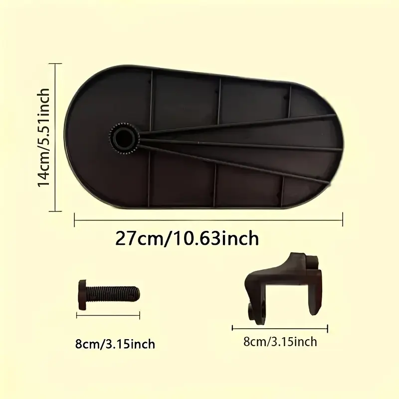 Ergonomic Adjustable Computer Armrest with Rotating Mouse Pad Holder and Keyboard Extender for Office Comfort 1