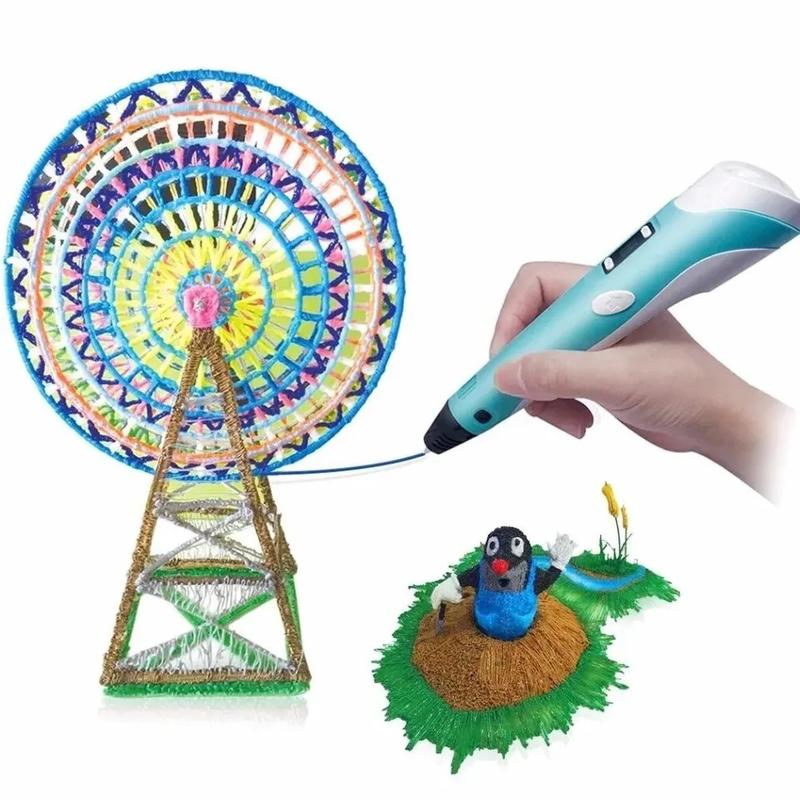 3D Printing Pen Set Doodle Printer Drawing 12 Colours gift Drawing Pen 8
