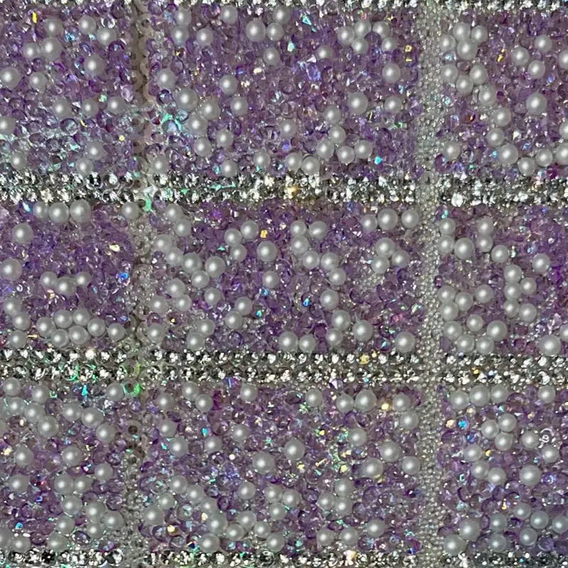 Rhinestone & Pearl Pen Wraps (3 rectangles per purchase) available in a variety of colours