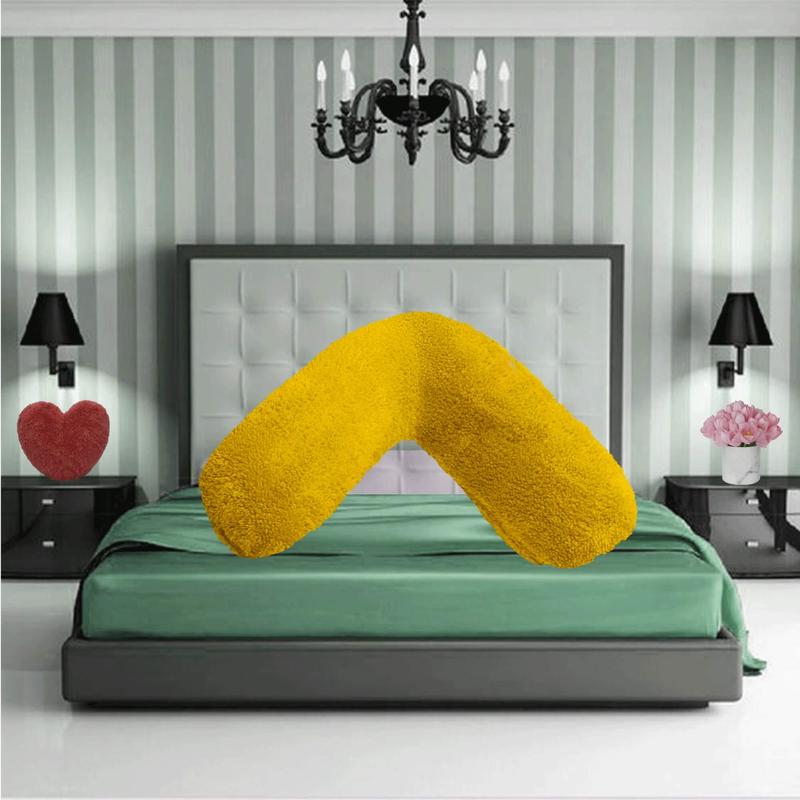 V Shaped Teddy Pillowcase Pregnancy Maternity Cover Only 6