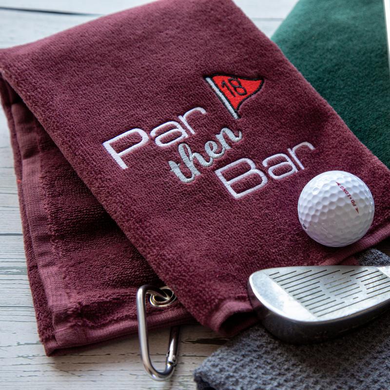 Aztex Tri-Fold Golf Towel With Novelty Logo 5