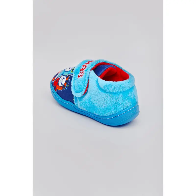 Thomas & Friends Boys Blue Touch & Close Strap Slippers 2