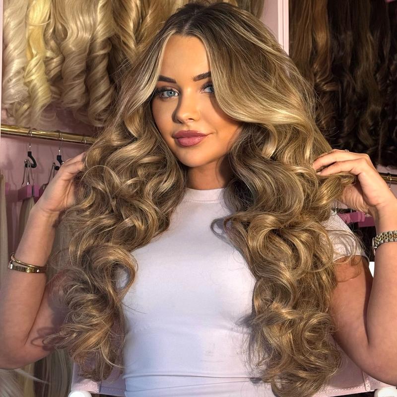 HALF HEAD Curly Synthetic Hairpiece 1