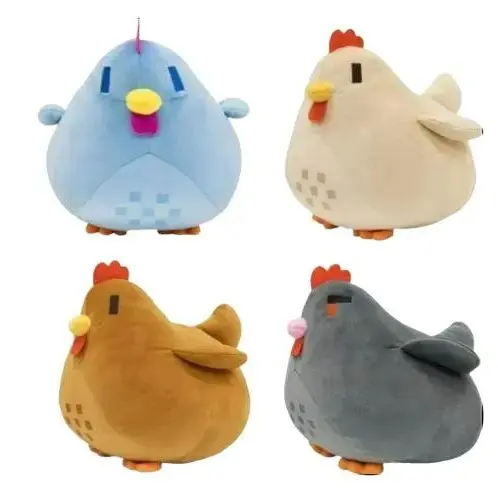 20cm Stardew Valley Chicken Pillow Plush Soft Stuffed Animal Toys Cartoon Stardew Valley Children Birthday Gift Christmas Gift