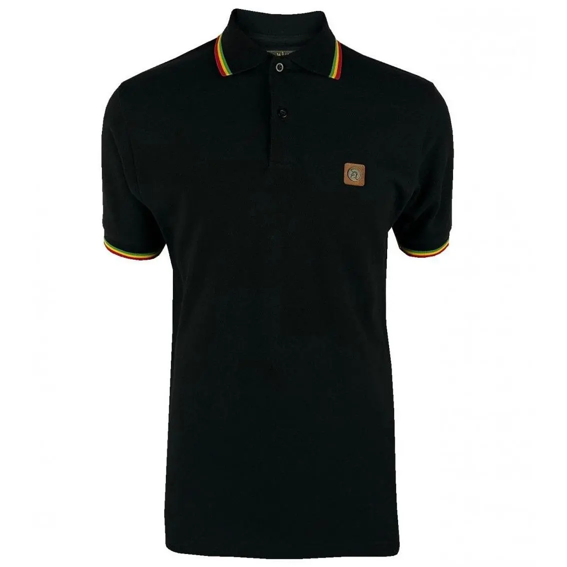 Trojan Records Triple Tipped Polo Black