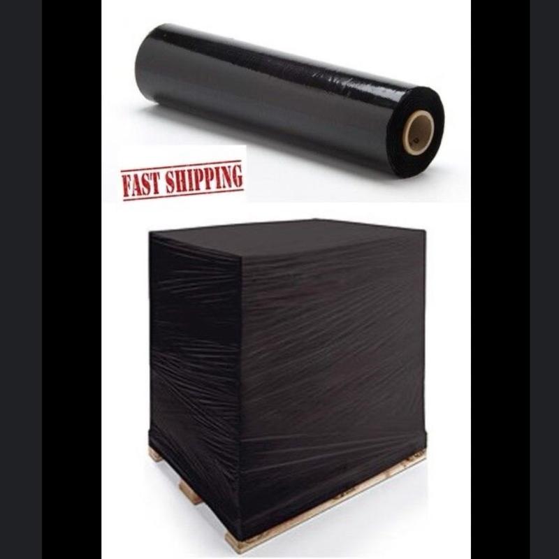 400mm X 250m X 20mu | Black Standard core Pallet wrap | Shrink Wrap | Plastic film | Cling Film 5