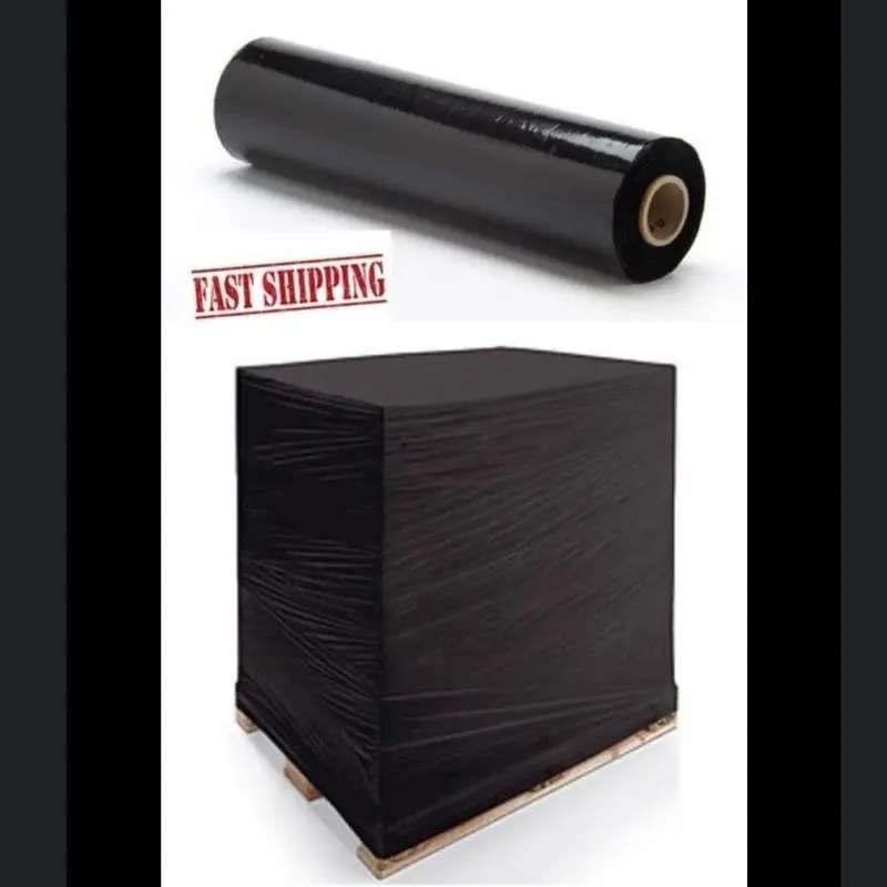 400mm X 250m X 20mu | Black Standard core Pallet wrap | Shrink Wrap | Plastic film | Cling Film 5